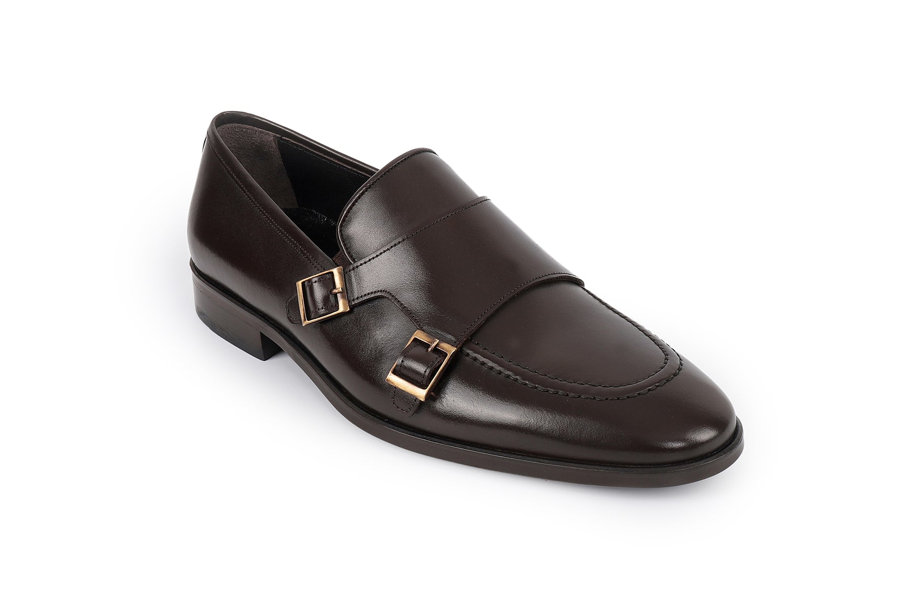 VellaPais Çift Tokalı Erkek Deri Loafers - KC08666