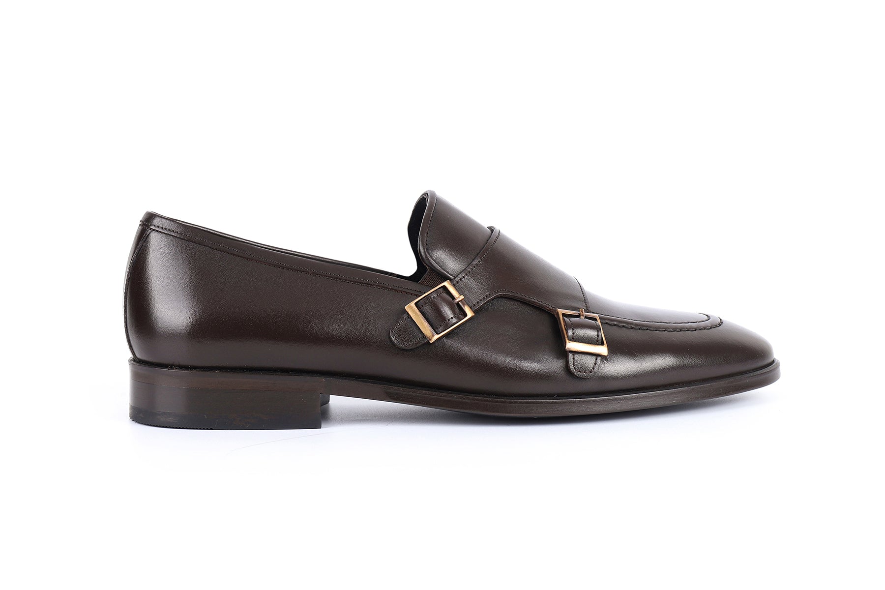 VellaPais Çift Tokalı Erkek Deri Loafers - KC08666