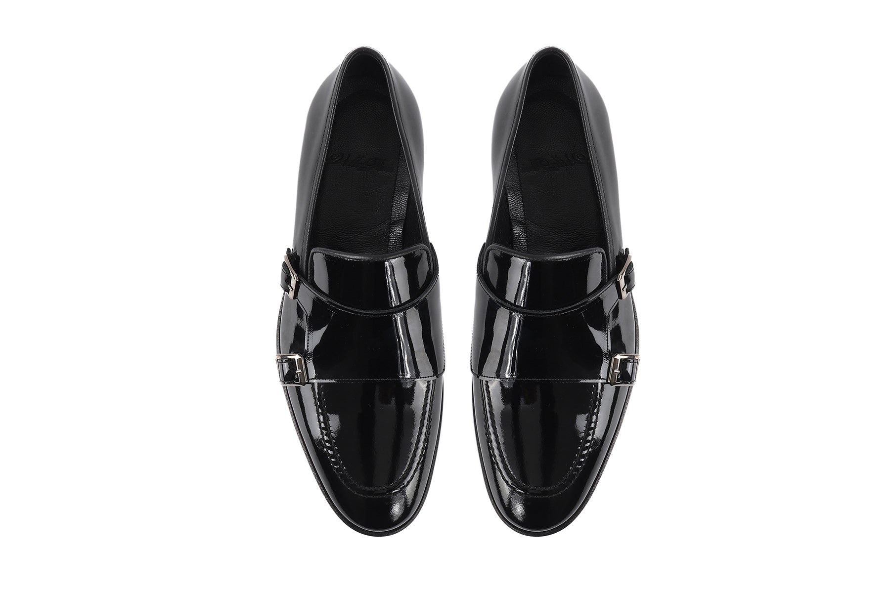 VellaPais Çift Tokalı Rugan Erkek Loafers - KC08666PT