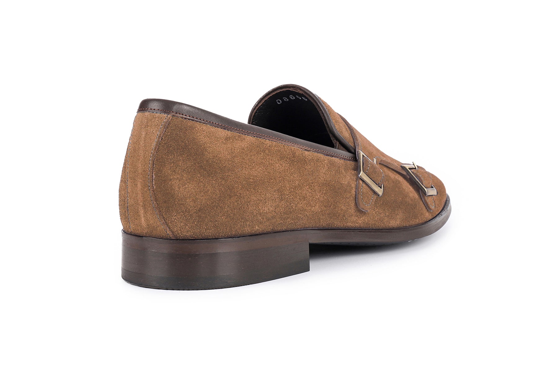 VellaPais Çift Tokalı Erkek Süet Loafers - KC08666SD