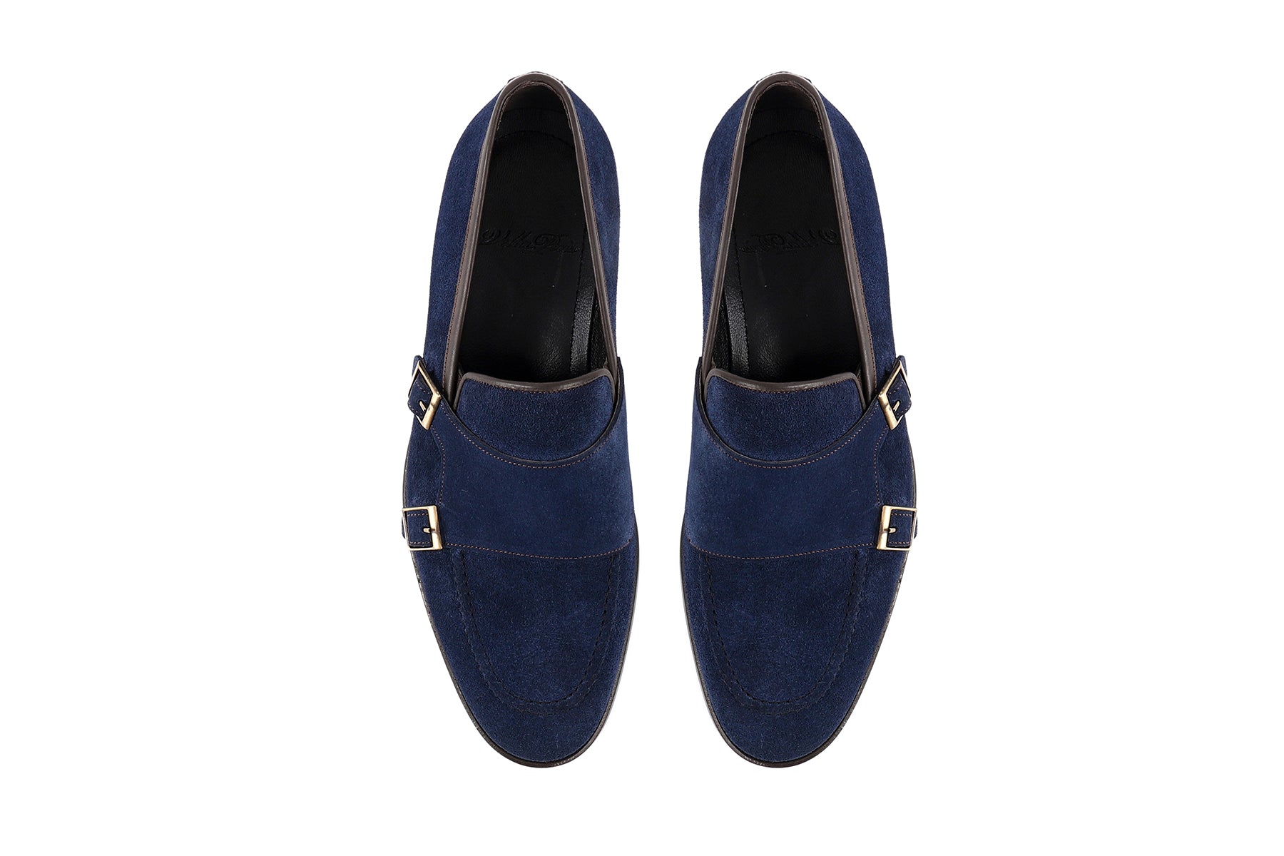 VellaPais Çift Tokalı Erkek Süet Loafers - KC08666SD