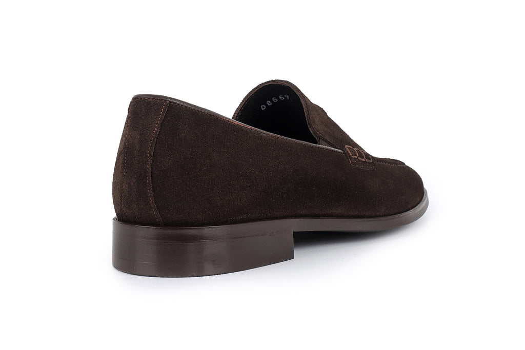 VellaPais İtalyan Kesim Süet Deri Erkek Loafers - KC08667SD