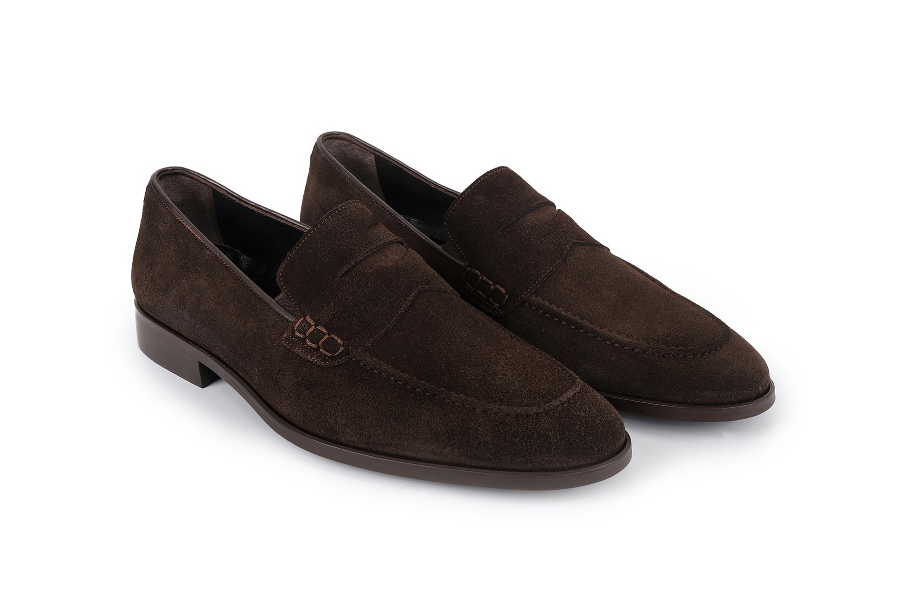 VellaPais İtalyan Kesim Süet Deri Erkek Loafers - KC08667SD