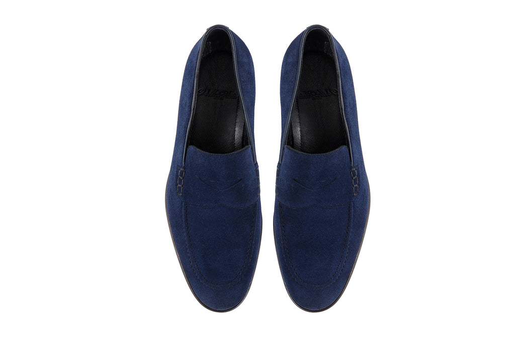 VellaPais İtalyan Kesim Süet Deri Erkek Loafers - KC08667SD