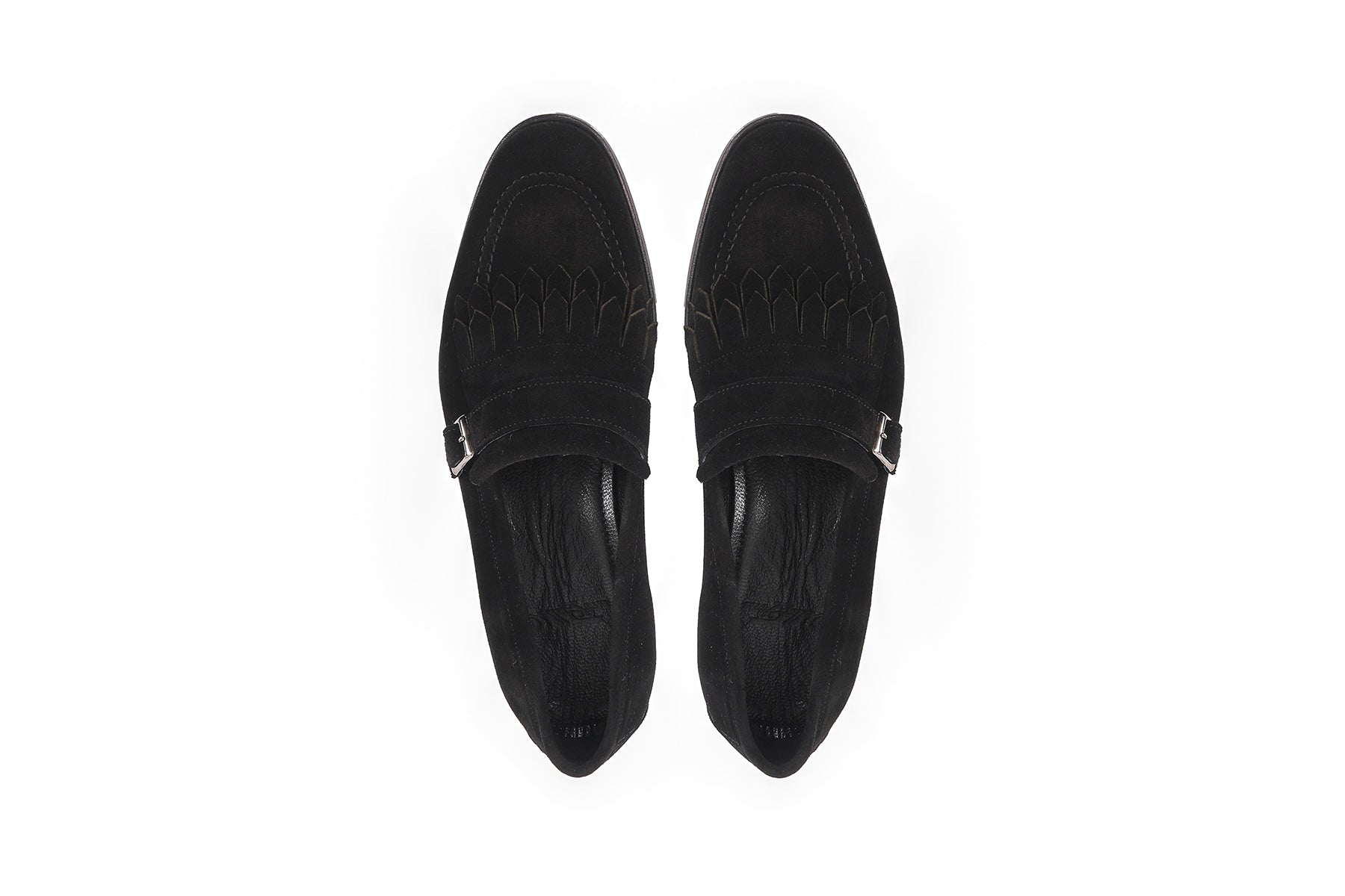 VellaPais Tek Tokalı Püsküllü Süet Erkek Loafers - KC08671