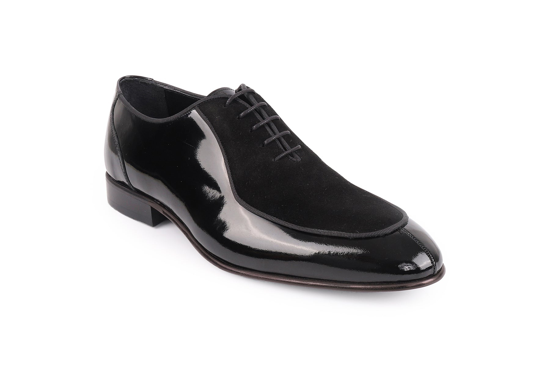 VellaPais Bağcıklı Rugan ve Süet Erkek Ayakkabı - KC41413PT