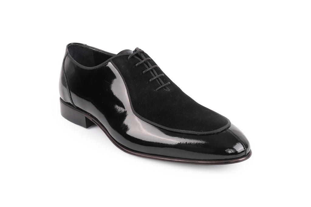 VellaPais Bağcıklı Rugan ve Süet Erkek Ayakkabı - KC41413PT