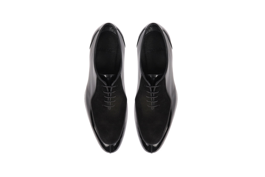 VellaPais Bağcıklı Rugan ve Süet Erkek Ayakkabı - KC41413PT