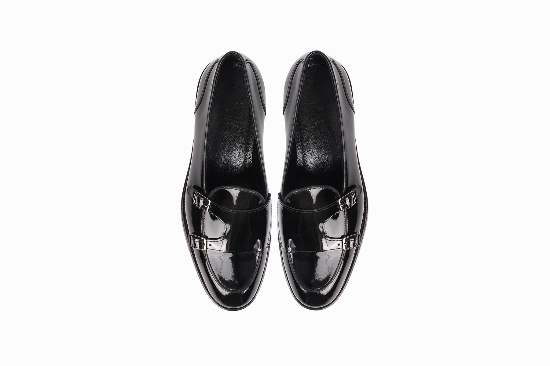 VellaPais Çift Tokalı Rugan Erkek Loafer-KC42519PT