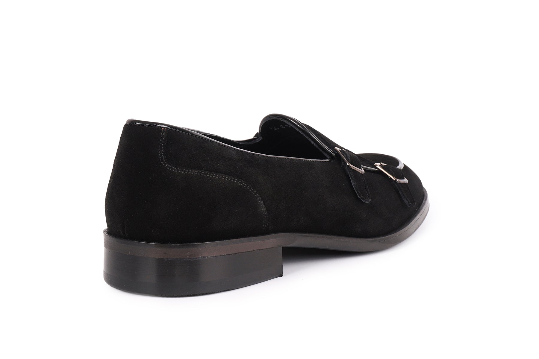 VellaPais Çift Tokalı Erkek Süet Loafers-KC42519SD