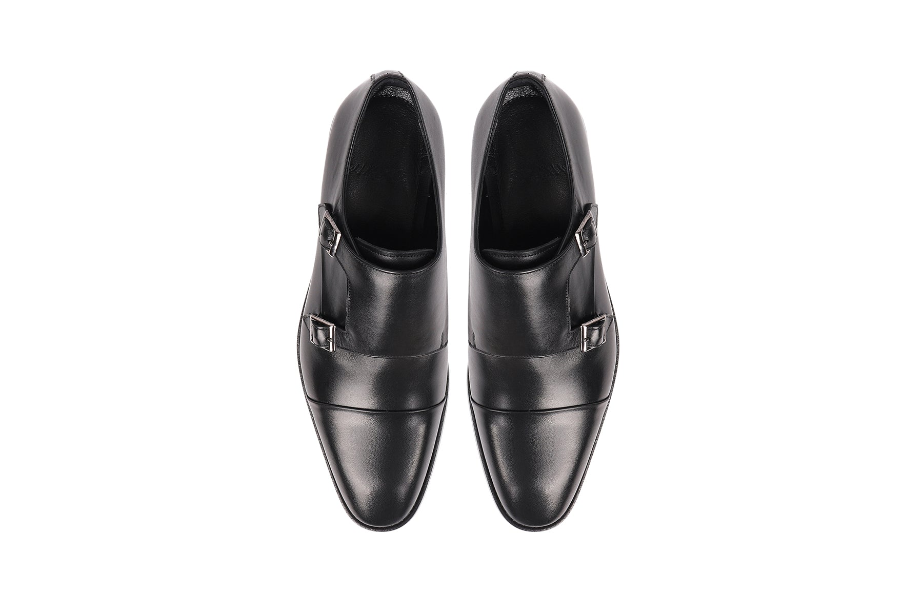 VellaPais Çift Tokalı Erkek Deri Loafers - KC48558