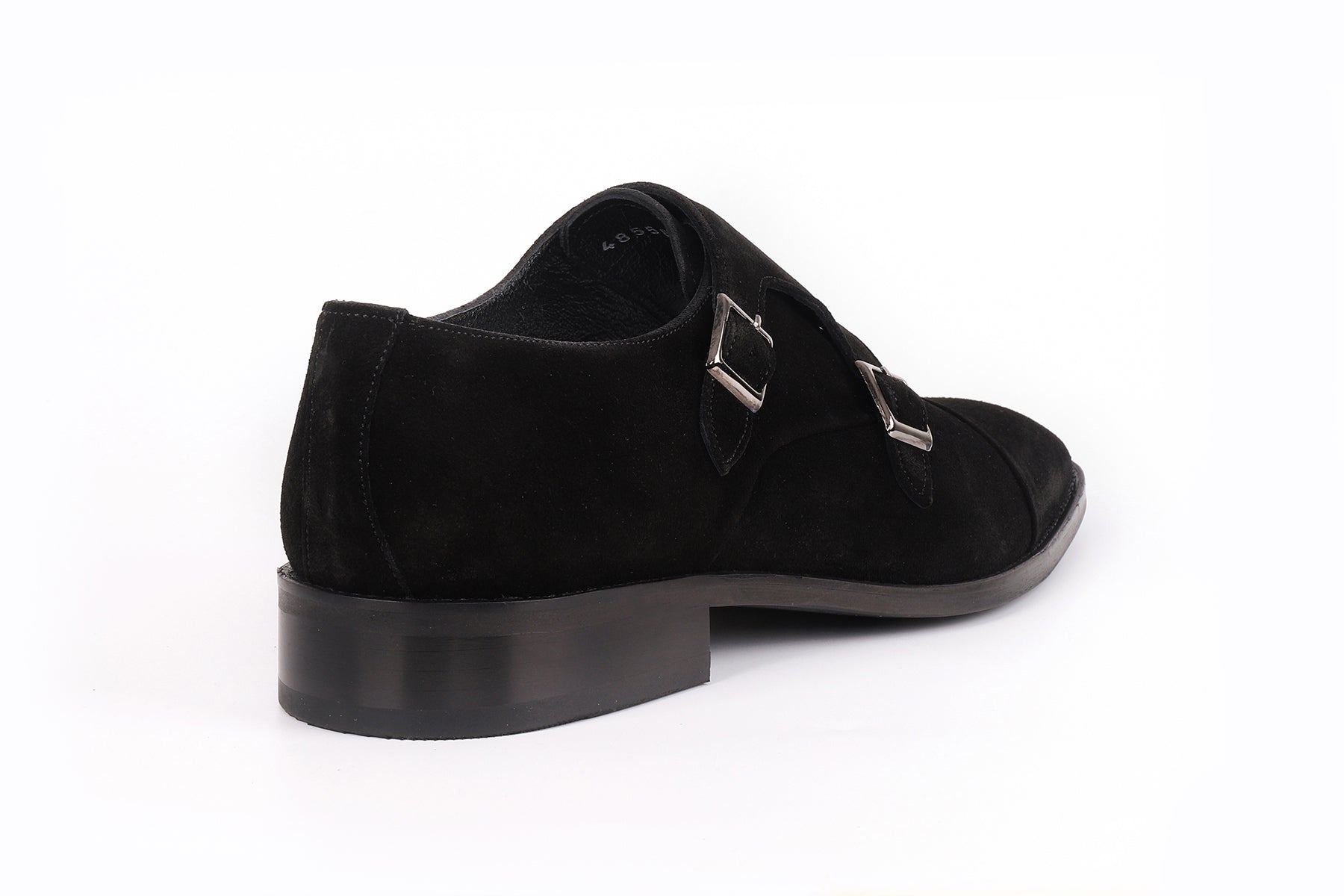 VellaPais Çift Tokalı Erkek Süet Deri Loafers - KC48558SD