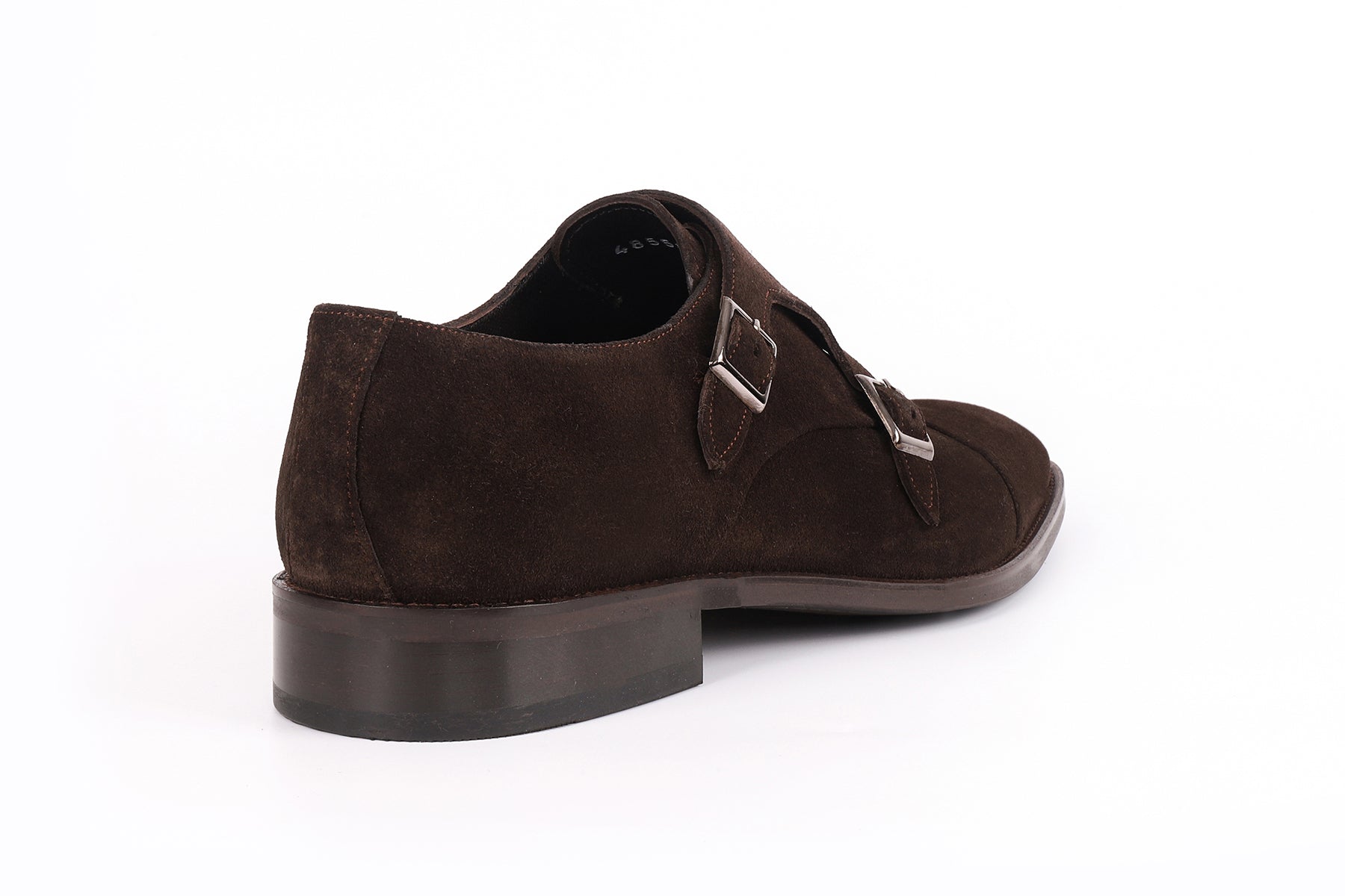 VellaPais Çift Tokalı Erkek Süet Deri Loafers - KC48558SD