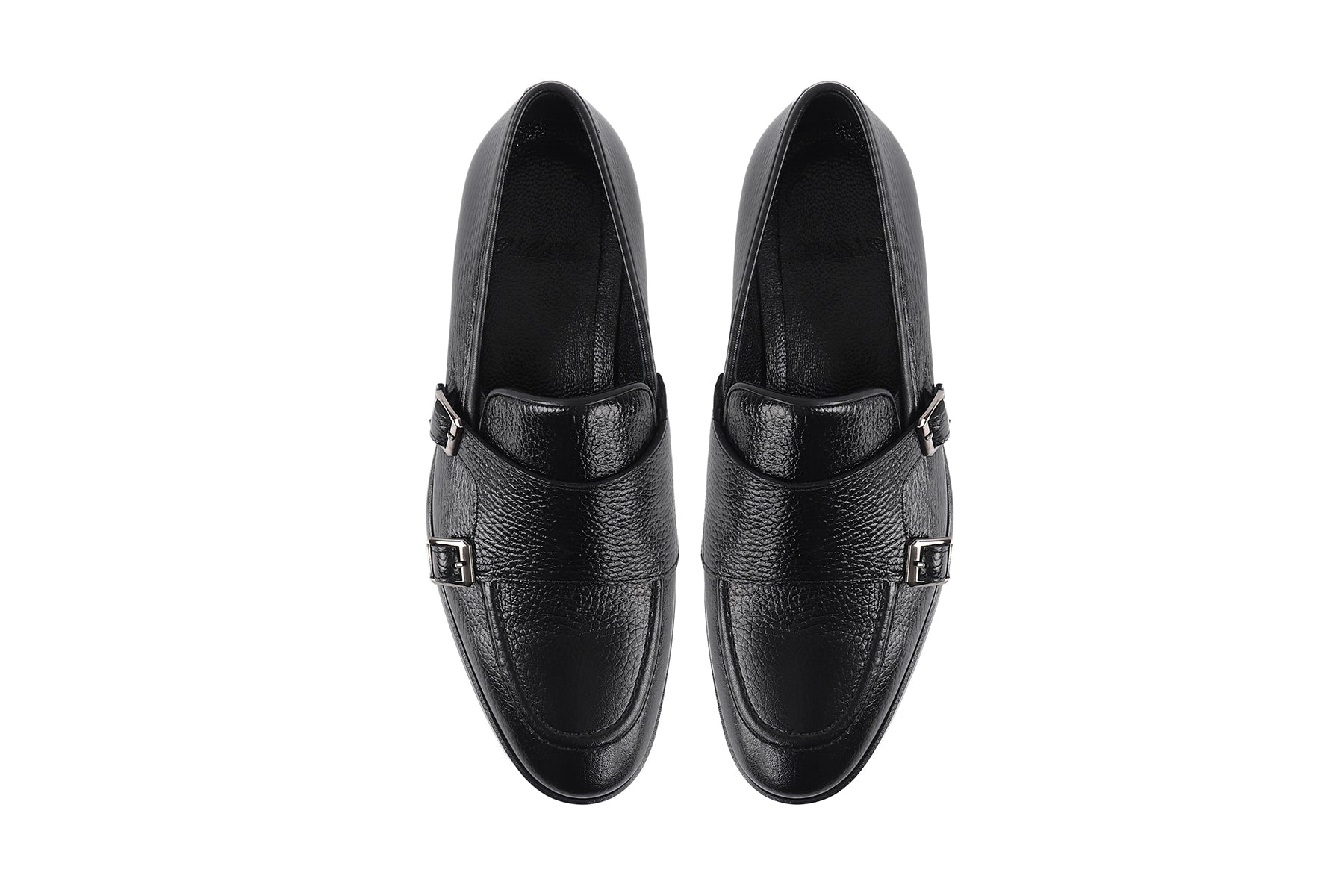 VellaPais Çift Tokalı Floter Deri Erkek Loafers - KCF08666