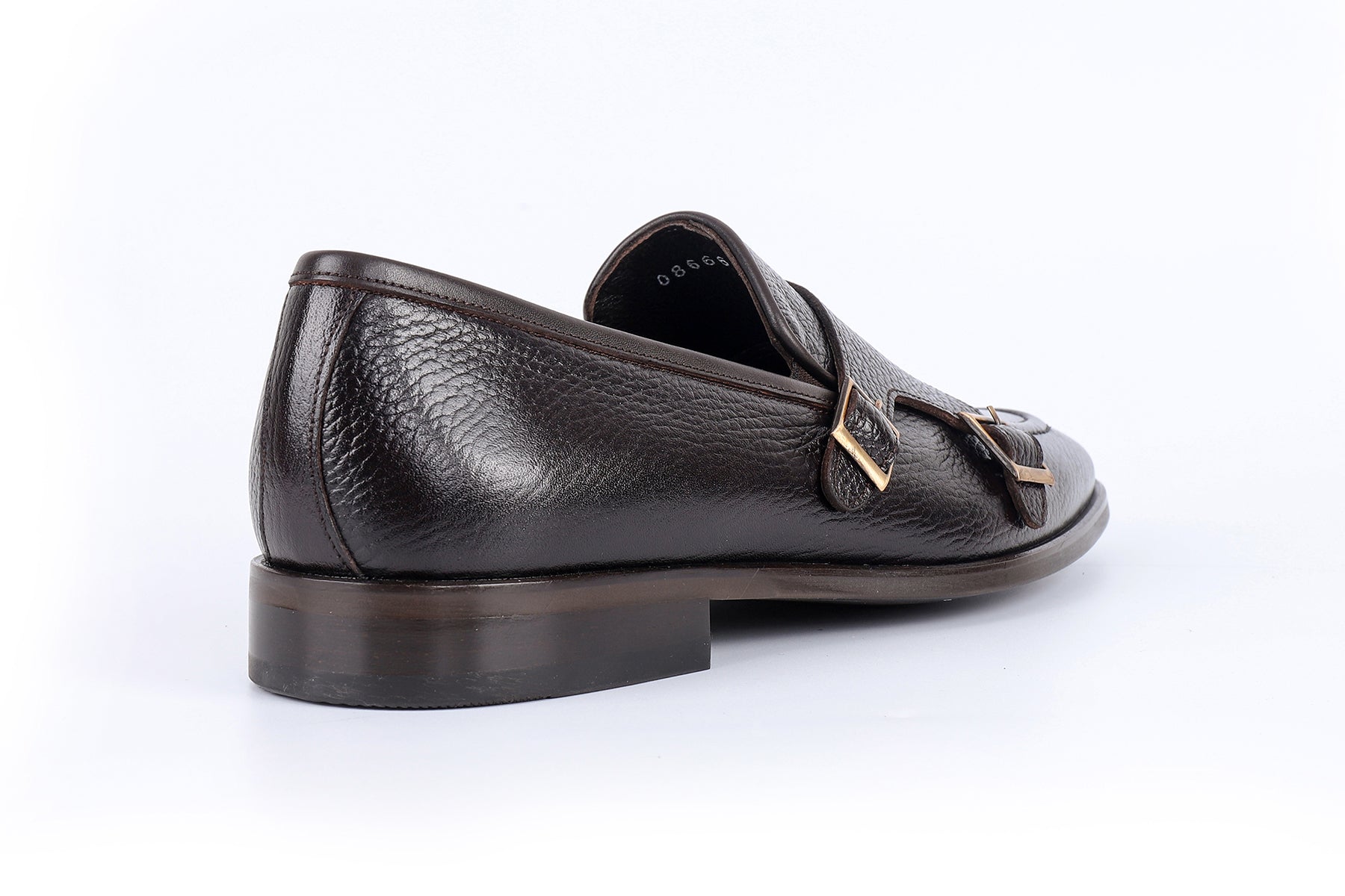 VellaPais Çift Tokalı Floter Deri Erkek Loafers - KCF08666